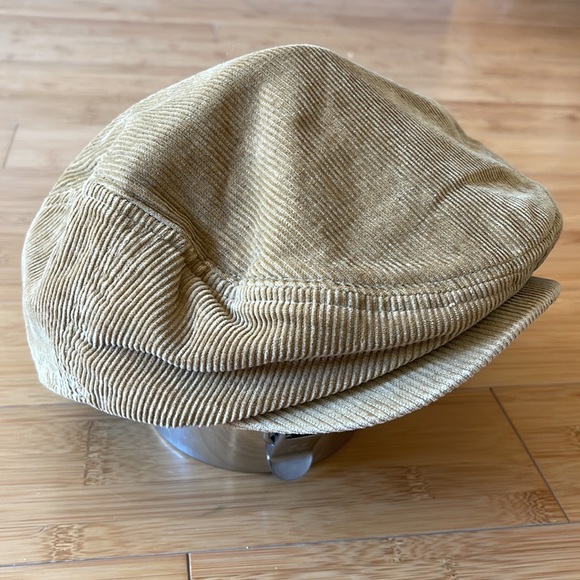 Classic Newsboy Gatsby Cabbie khaki Flat Cap Hat - Picture 3 of 10